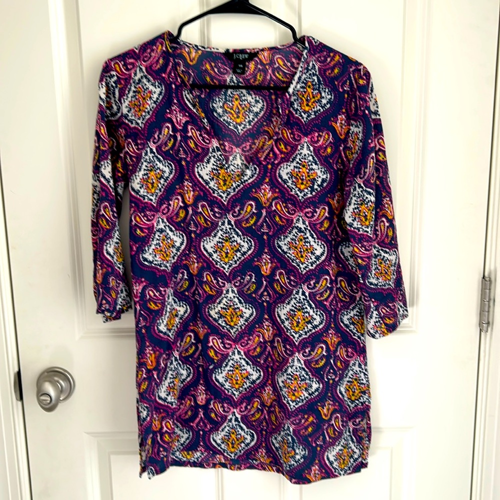 J.Crew paisley tunic